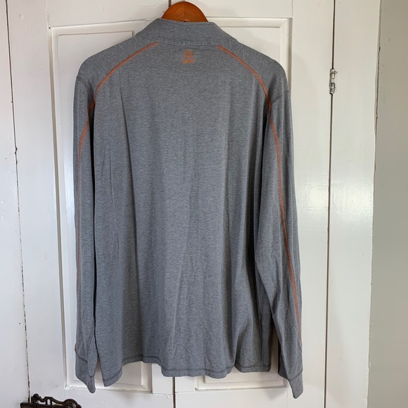 Tasc Performance Mens Gray Bamboo Performance Long Sleeve 1/4 Zip Pullover XL - Picture 3 of 13